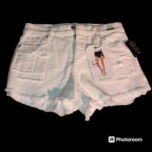 RE Generation by Celebrity Pink white shorts High rise "Beach Babe"